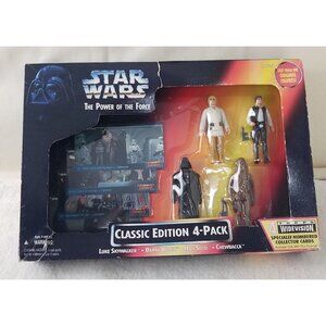 Star Wars Power of The Force 1995 Classic Edition 4-pack Kenner 69595 topps card